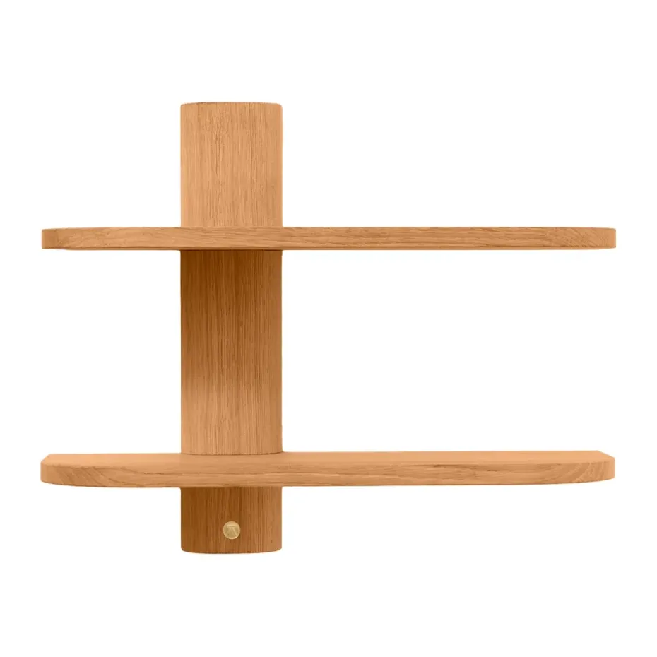 Étagère murale Bend, Oiled Nature Oak, 50x18x40 cm