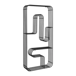 Étagère murale Curva rectangulaire, Noir
