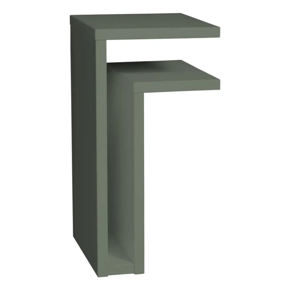 Étagère murale F-shelf vert gris, Étagère de droite