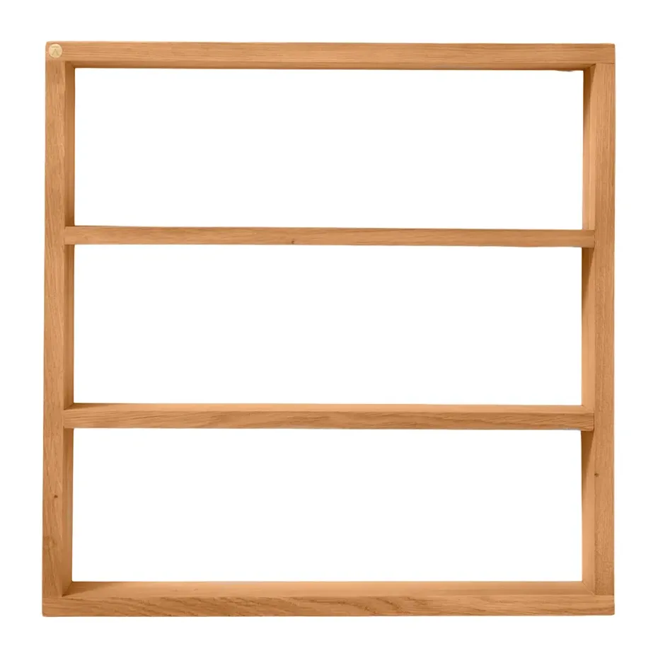 Étagère murale Sector, Oiled Nature Oak, 50x50x10 cm