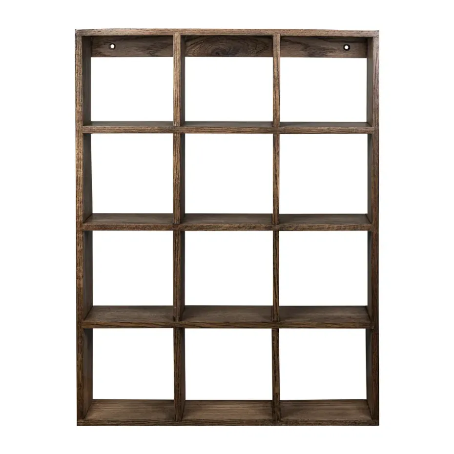 Étagère murale Showcase 40x53 cm, Dark oiled oak