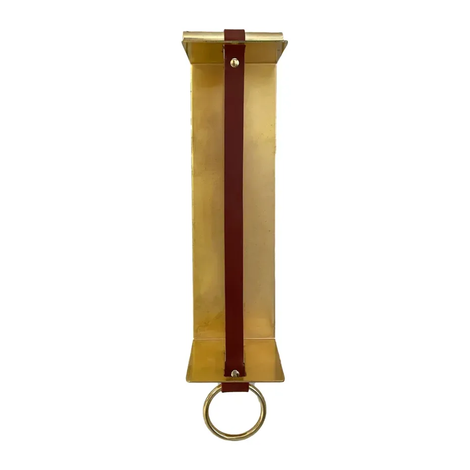Étagère murale Strapp 10x33 cm, Brass