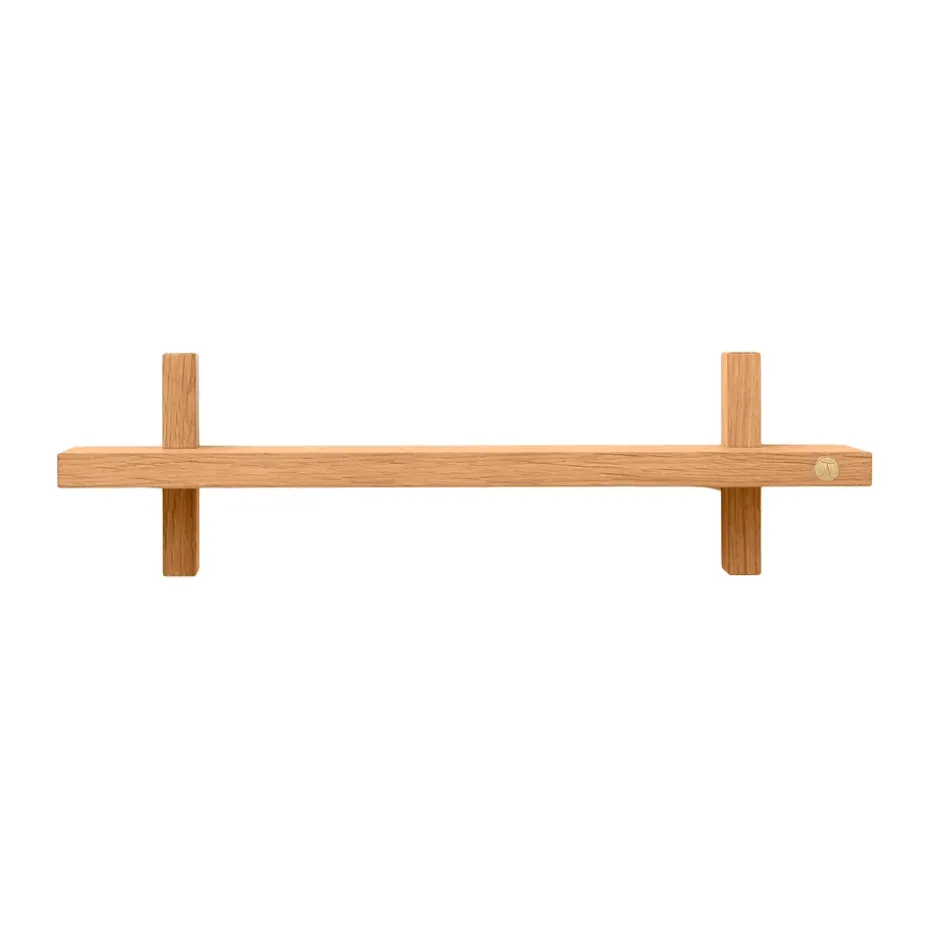 Étagère murale Treat simple, Oiled Nature Oak, 50x12x11,2 cm