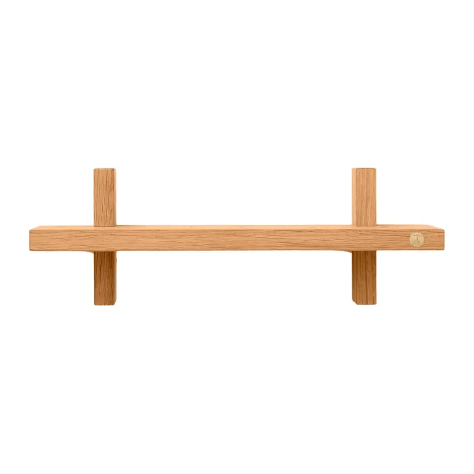 Étagère murale Treat simple, Oiled Nature Oak, 34x12x11,2 cm