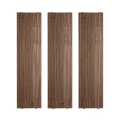 Étagère String, noyer, 78x20 cm, lot de 3