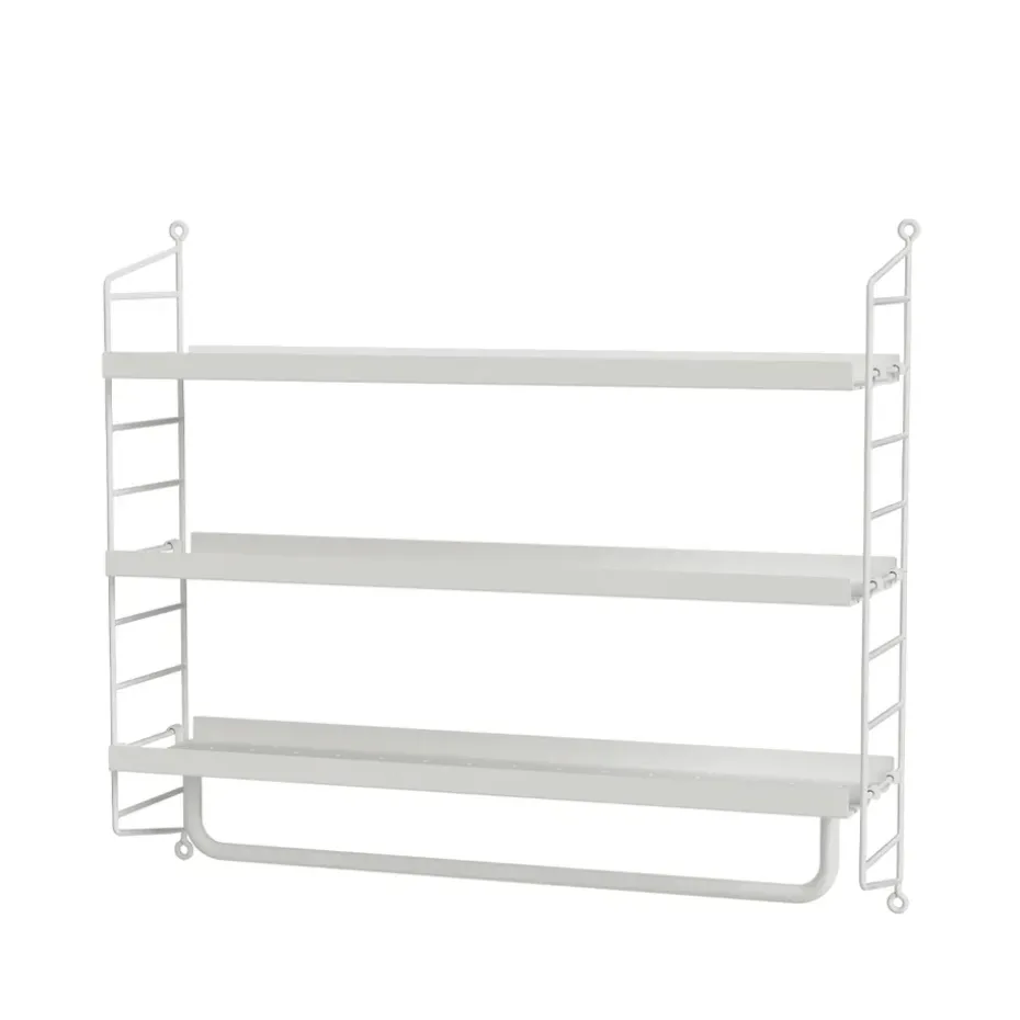 Étagère String Pocket métal, Blanc
