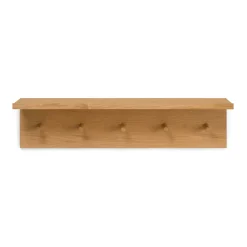 Étagère-patère à boutons Place Rack chêne, Medium