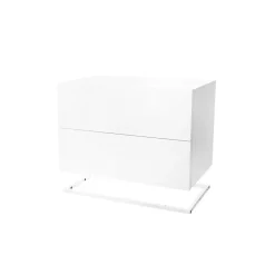 Tiroir module Molto 560, blanc, cadre en métal blanc incl.