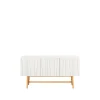 Vass 40 135 table d'appoint, white, chêne blanc p2 support