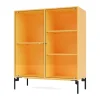 Vitrine Ripple II 69,6x82,2x30 cm, Acacia-pieds Black