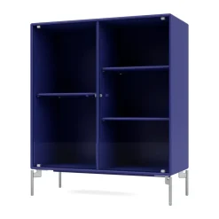 Vitrine Ripple II 69,6x82,2x30 cm, Monarch-pieds Chrome