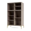 Vitrine Ripple III 69,6x117,6x38 cm, Mushroom-pieds Brass