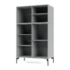 Vitrine Ripple III 69,6x117,6x38 cm, Fjord-pieds Black