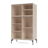 Vitrine Ripple III 69,6x117,6x38 cm, Clay-pieds Black