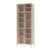 Vitrine Ripple IV 69,6x187,2x38 cm, Clay-pieds Chrome