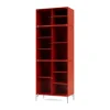 Vitrine Ripple IV 69,6x187,2x38 cm, Rosehip-pieds Chrome
