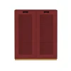 Vitrine Snö E, Brown red, profondeur: 30 cm