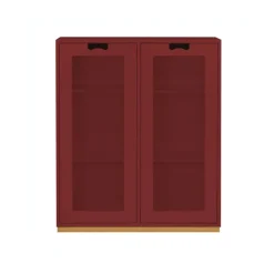 Vitrine Snö E, Brown red, profondeur: 30 cm