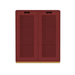 Vitrine Snö E, Brown red, Profondeur : 30 cm
