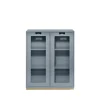 Vitrine Snö E, Nordic blue, support en bouleau, dj.30 cm